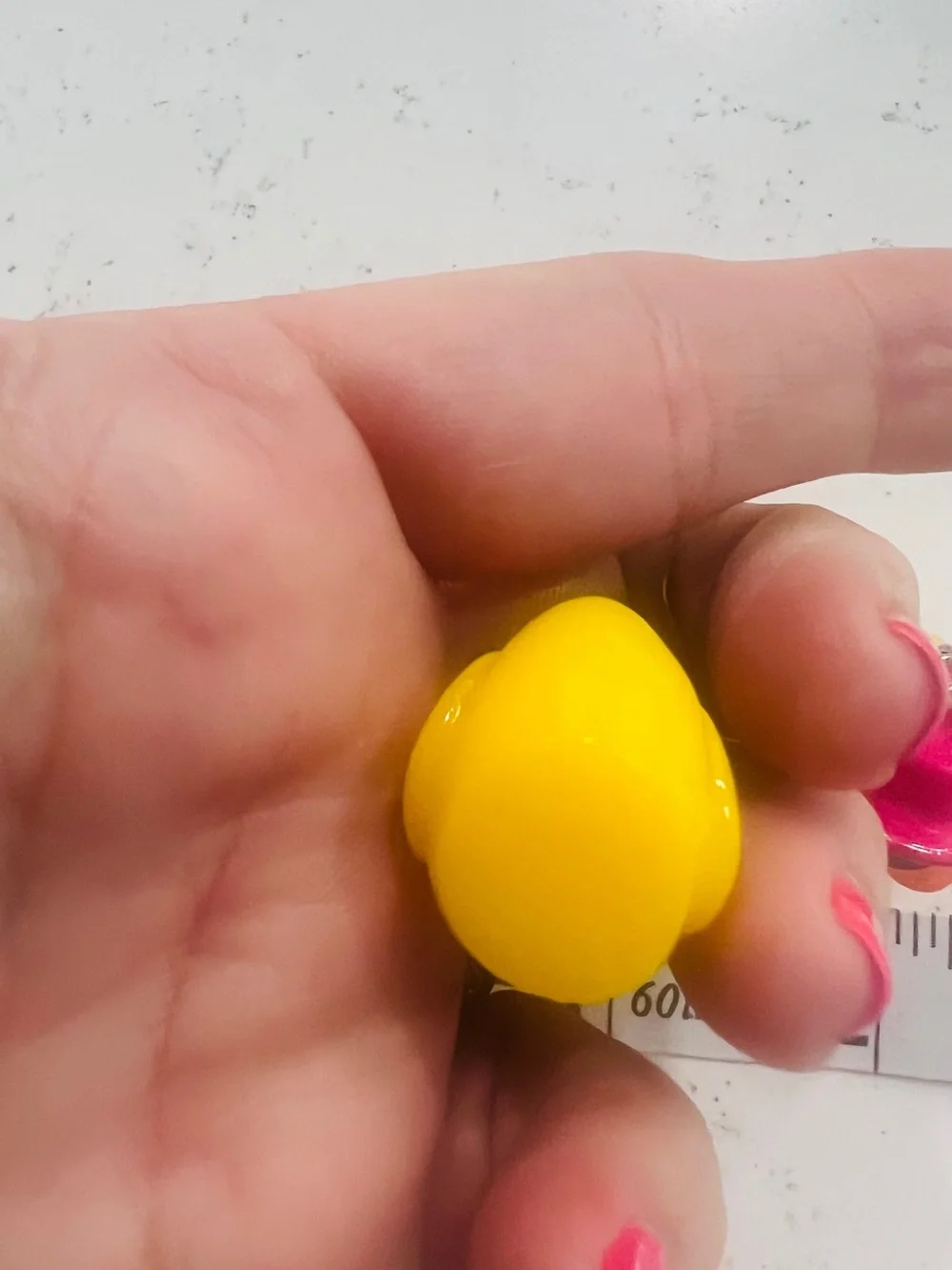 Cute Yellow Duck Stud Earrings with Pink Hat - Kids Accessories